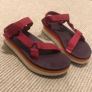 Platform Wedge Teva Sandals